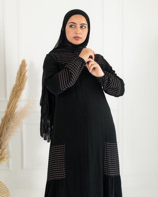 Big Pocket Abaya - C201